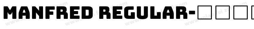 MANFRED Regular字体转换